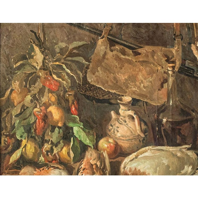 José Maria Vila Canyelles, The Chef's Banquet Still Life, 1920s, Oil on Canvas For Sale - Image 4 of 10