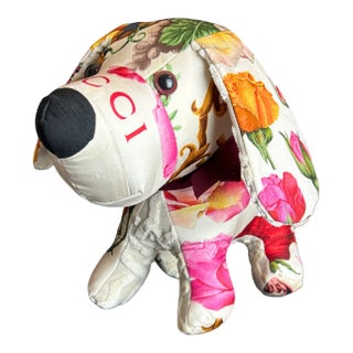 Gucci Roses Vintage Silk Scarf Loyal Puppy For Sale