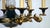 Metal Empire French Bronze and Glass Chandelier from Lucien Gau, 1940s For Sale - Image 7 of 14