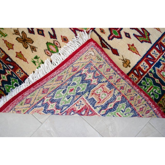 1980s Vintage Hand Knotted Turkish Rug - 6′11″ × 10′4″ For Sale - Image 12 of 12