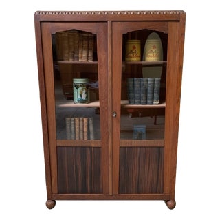Antique Art Deco Bookcase, 1935 For Sale