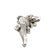 Mid 20th Century Mid 20th Century Kieselstein 18k White Gold Crocodile Pin For Sale - Image 5 of 7