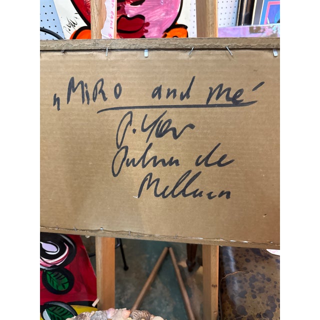 1970s Peter Keil “Miro and Me” Abstract Colorful Painting For Sale In Atlanta - Image 6 of 8