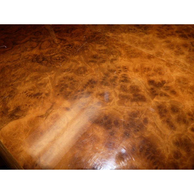 Vintage Roche Bobois Lacquered Burl Wood Credenza For Sale - Image 10 of 12
