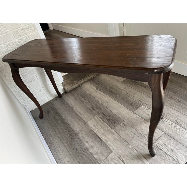 Vintage Wooden Entryway/Console Table For Sale - Image 6 of 8