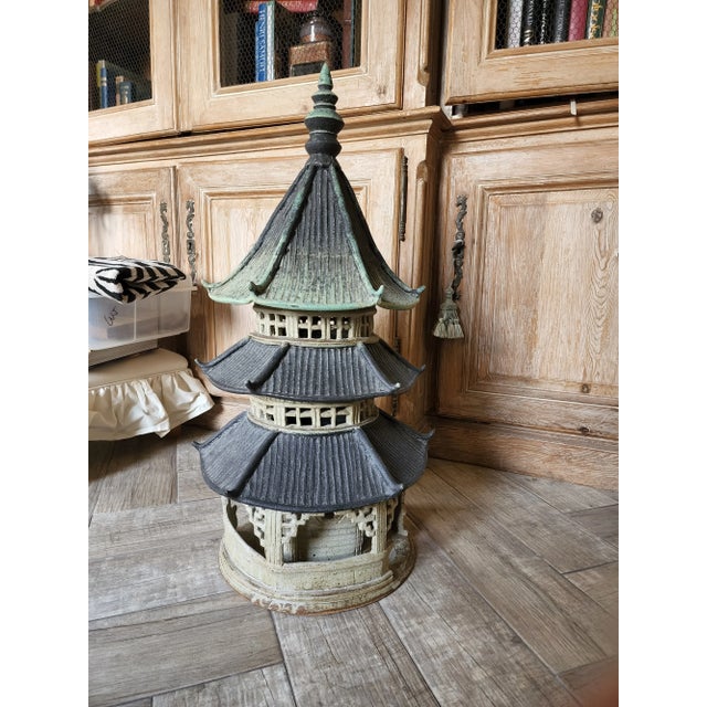 Vintage Stacking Stoneware Pagoda For Sale - Image 13 of 13