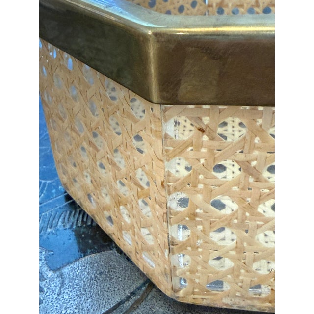 Vintage Dior Large Lucite Brass Caning Tray For Sale In Miami - Image 6 of 9