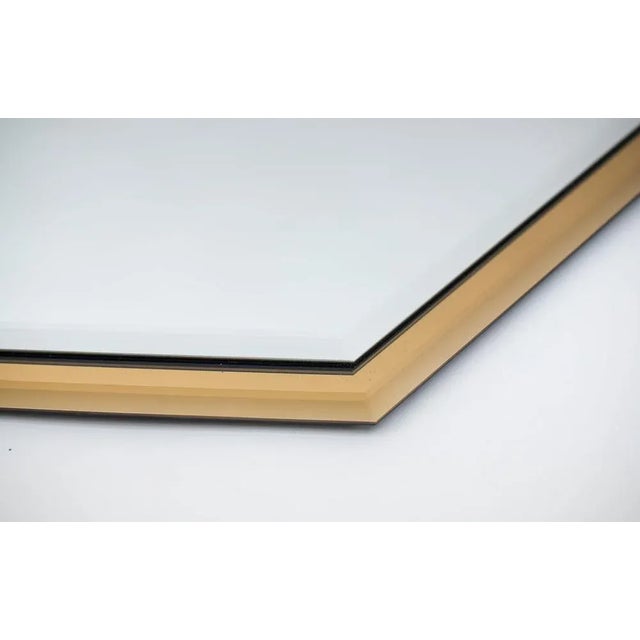 1970s Hollywood Regency 2-Tone Hexagonal Mirror from Schöninger, 1970s For Sale - Image 5 of 8