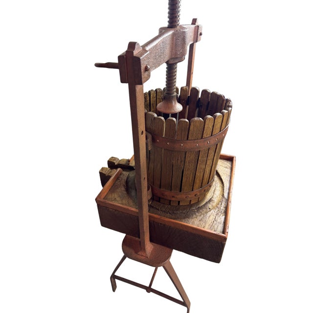 Antique Wooden Cider & Wine Press For Sale - Image 10 of 13