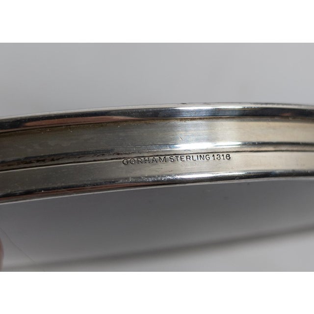Black Mid-Century Modern Black Lacquer and Sterling Silver Coaster Tray by Gorham For Sale - Image 8 of 8
