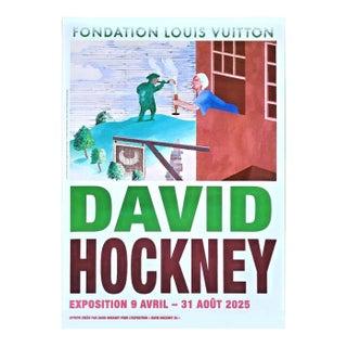 David Hockney 25 Fondation Louis Vuitton Official Exhibition Poster For Sale