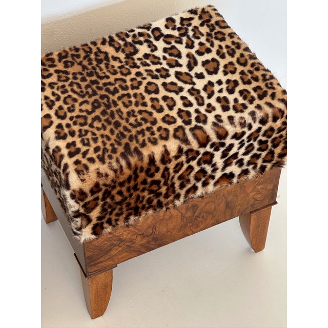 Art Deco Animal Poufs, 1940s, Set of 2 For Sale - Image 4 of 9