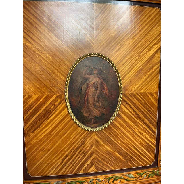 Antique Italian Neoclassical Style Armoire For Sale - Image 11 of 18