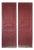 French Architectural Handmade Cherrywood Manoir Doors, 1890s, Set of 2 For Sale