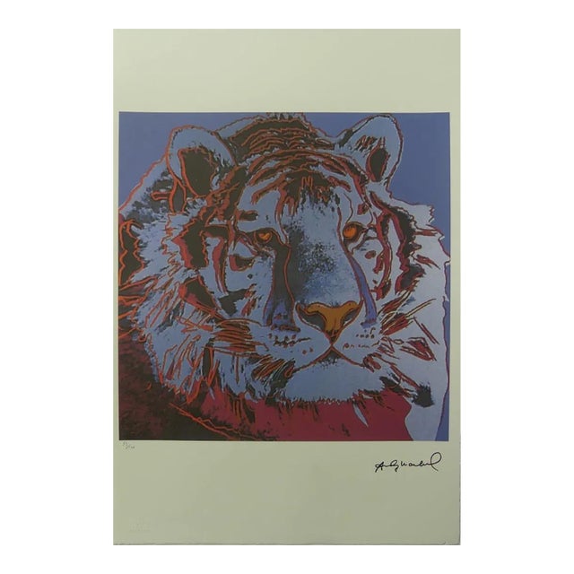 After Andy Warhol, Siberian Tiger, 1980s, Lithograph For Sale