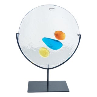 Blown Glass Sculpture by A. Barbini For Sale