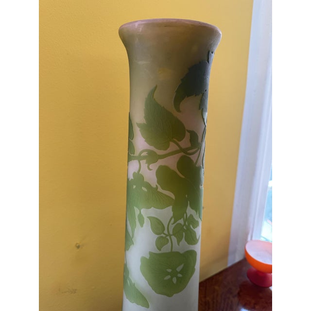 Antique Vase with Mohnblüten by Emile Gallé, 1890s For Sale - Image 3 of 8