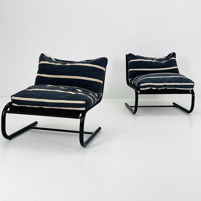 One of two original “Stuns” lounge chairs, designed in the 1970s by Jan Dranger and Johan Huldt for Innovator, Sweden. A...