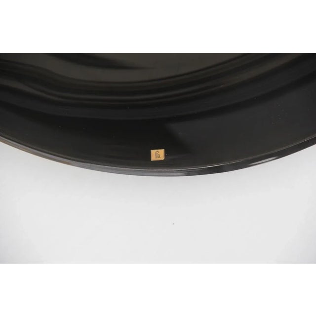 Vintage Model 2241 Black Plate by Max Ingrand For Sale - Image 5 of 8