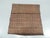 Vintage Brown and Tan Woven Cotton Ikat Textile For Sale In Tampa - Image 6 of 11