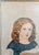 Late 19th Century 19th Century American Folk Art Portrait Painting of a Girl With a Book, Boston For Sale - Image 5 of 16