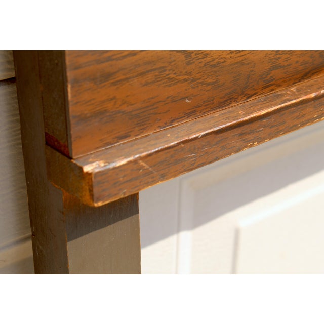 Victorian-Style Carved Wood Twin Headboard For Sale - Image 9 of 12