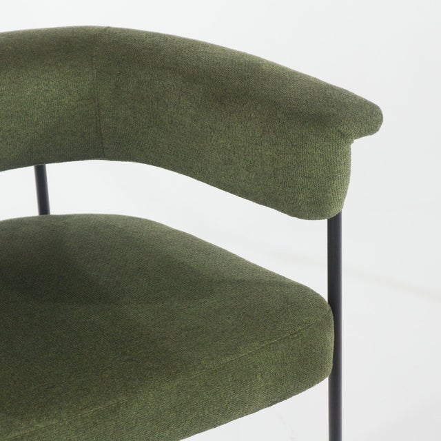 Mikra Upholstered Bar and Counter Stool For Sale - Image 9 of 10