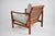 Scandinavian Grey Teak Armchair, 1960s For Sale - Image 3 of 12