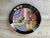 Black 1980s Postmodern Geometric Abstract Hand-Painted Ceramic Wall Plate/ Sold For Sale - Image 8 of 9
