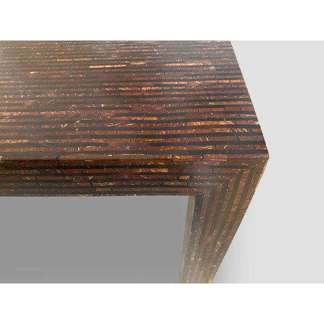 Contemporary Andrianna Shamaris Coconut Shell Minimalist Table For Sale - Image 3 of 6