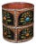 Vintage Storage Bin, English, Handpainted, Waste Paper Basket, Mid Century, 1960 For Sale