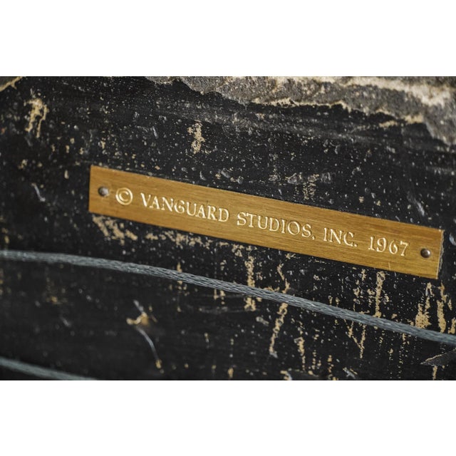 Vanguard Studios 1967 Roman Soldiers Chariots Relief Brutalist Wall Sculpture For Sale - Image 15 of 16