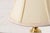 Metal Lenox Lighting by Quoizel Hollywood Regency Porcelain and Brass Table Lamps, Pair For Sale - Image 7 of 13