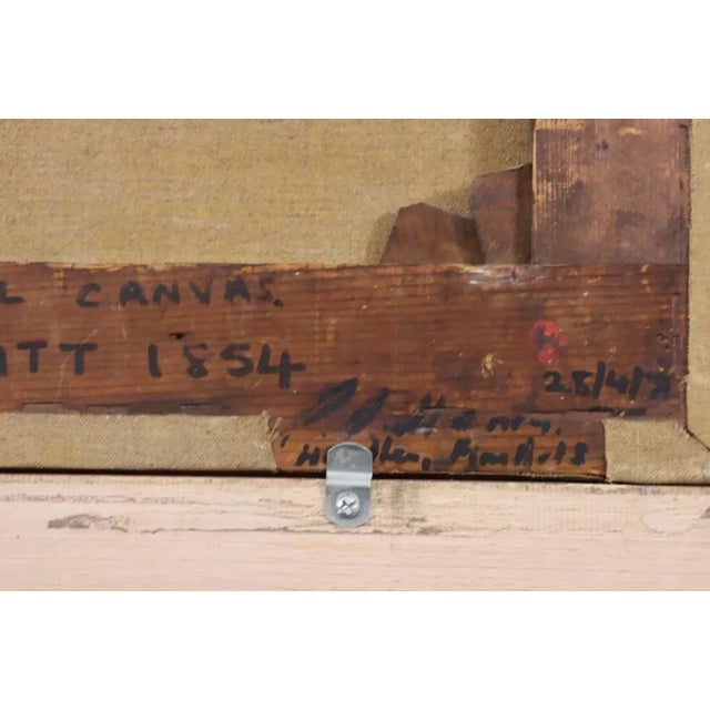 Late 19th Century Signed, William Pitt, Winter Country Scene, Antique Oil Painting For Sale - Image 11 of 11