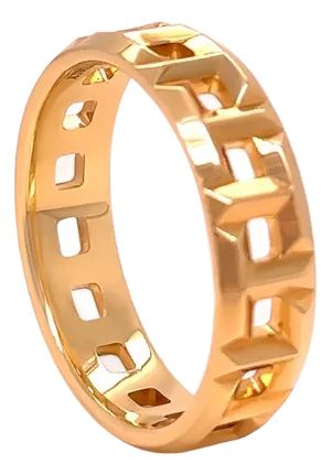 Tiffany & Co. 18ct Yellow Gold T True Wide Ring 5.65g, Size 8
