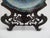 Metal Chinese Cloisonne Flower Basket Design Decorative Plate Custom Wood Stand For Sale - Image 7 of 10
