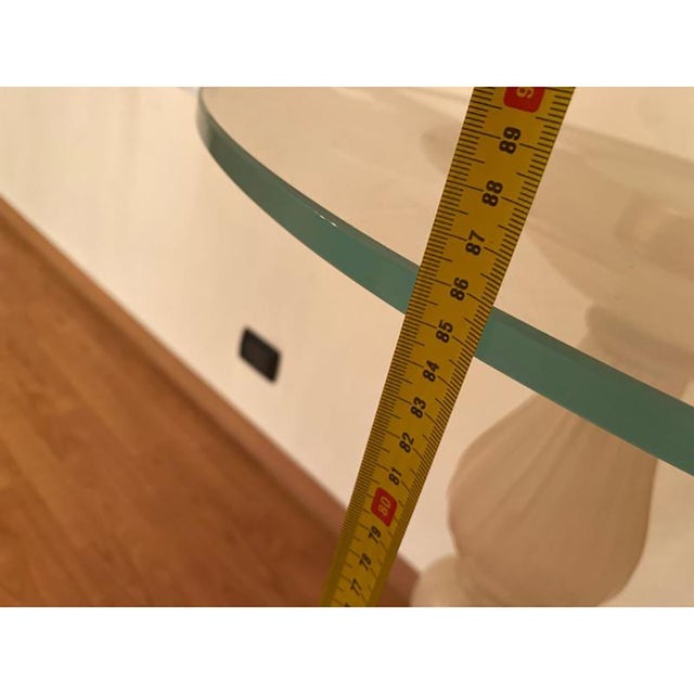 Italian Venetian White and Gold Murano Glass Style Coffee Table by Simoeng For Sale - Image 9 of 11