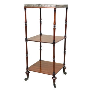 Small Regency Mahogany Whatnot Étagère, 1820s For Sale