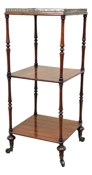 Small Regency Mahogany Whatnot Étagère, 1820s