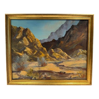 Marjorie Schumacher, Palm Springs, California Desert Landscape Painting For Sale