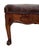 19th-Century French Carved Mahogany and Mohair Bench For Sale In San Francisco - Image 6 of 12
