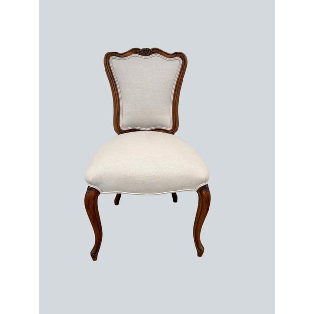 Leather Top Game Table With 4 Chairs For Sale In Los Angeles - Image 6 of 8