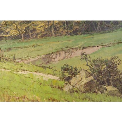 Alpine Scenes, Oil on Canvas, Framed For Sale - Image 16 of 17