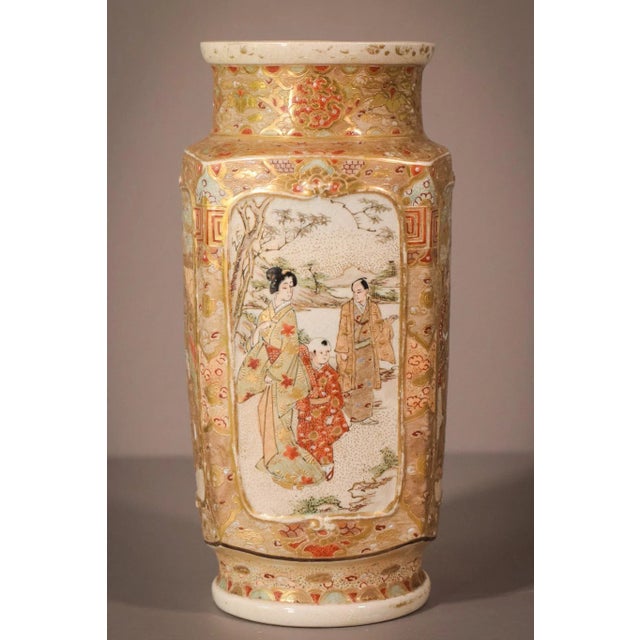 Antique Satsuma Vase, 1900s For Sale - Image 12 of 12