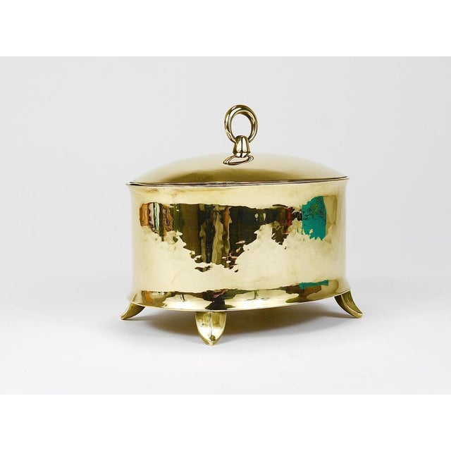 Art Nouveau Brass Box by Otto Prutscher for Melzer & Neuhardt, 1920s For Sale - Image 9 of 18