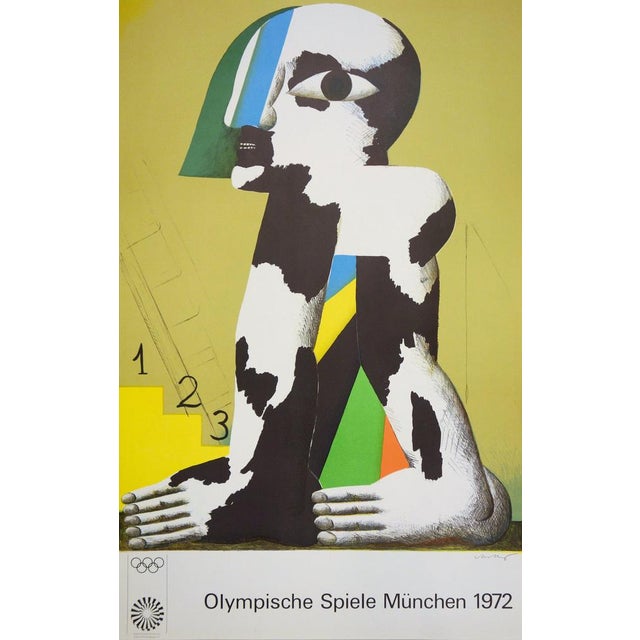 Horst Antes, JO Munich 1972, Lithograph For Sale - Image 6 of 6