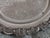 Traditional Vintage 60s Round Silverplate Waiter Tray For Sale - Image 3 of 10