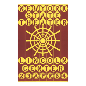 Robert Indiana New York State Theater, Lincoln Center, 1964