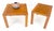 Mid 20th Century Pair of Solid Teak Danish Mid Century Modern Teak Side End Night Tables Stands For Sale - Image 5 of 15