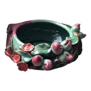 Vintage Chinese Peach Offering Bowl